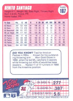 Benito Santiago  baseball card collectible - Main Image 2