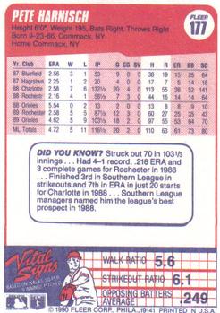 Pete Harnisch  baseball card collectible - Main Image 2