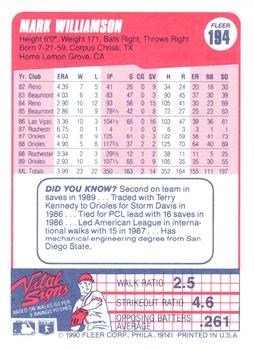 Mark Williamson  baseball card collectible - Main Image 2