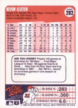 Kevin Elster  baseball card collectible - Main Image 2