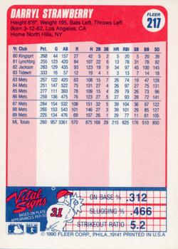 Darryl Strawberry  baseball card collectible - Main Image 2