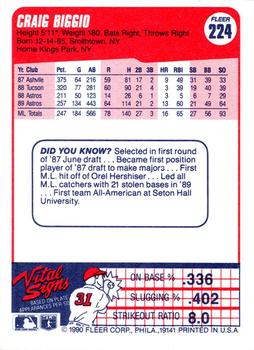 Craig Biggio  baseball card collectible - Main Image 2