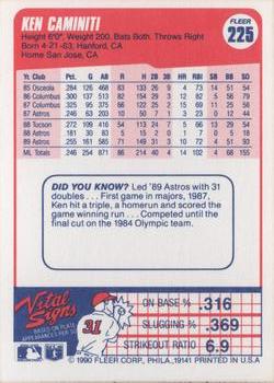 Ken Caminiti  baseball card collectible - Main Image 2