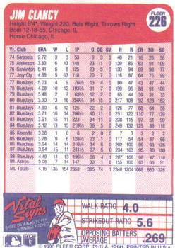 Jim Clancy  baseball card collectible - Main Image 2