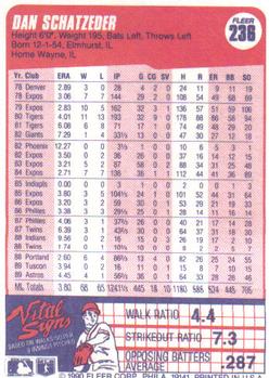 Dan Schatzeder  baseball card collectible - Main Image 2