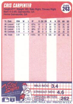 Cris Carpenter  baseball card collectible - Main Image 2