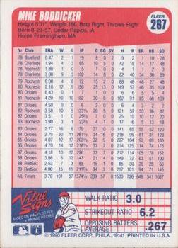 Mike Boddicker  baseball card collectible - Main Image 2