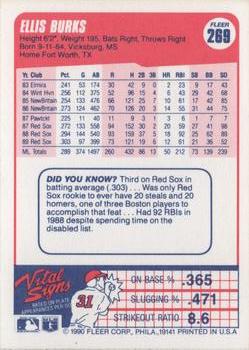 Ellis Burks  baseball card collectible - Main Image 2