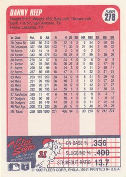 Danny Heep  baseball card collectible - Main Image 2