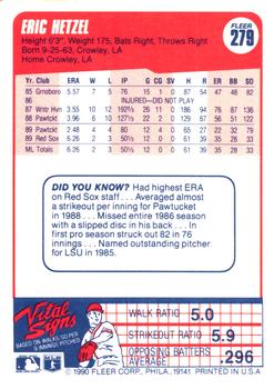 Eric Hetzel  baseball card collectible - Main Image 2