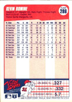 Kevin Romine  baseball card collectible - Main Image 2