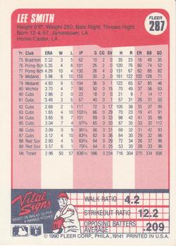 Lee Smith  baseball card collectible - Main Image 2