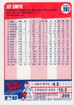 Lee Smith  baseball card collectible - Main Image 2
