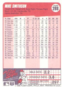 Mike Smithson  baseball card collectible - Main Image 2