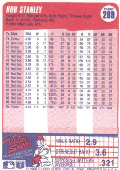 Bob Stanley  baseball card collectible - Main Image 2