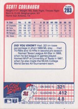 Scott Coolbaugh  baseball card collectible - Main Image 2