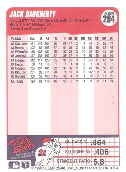 Jack Daugherty  baseball card collectible - Main Image 2