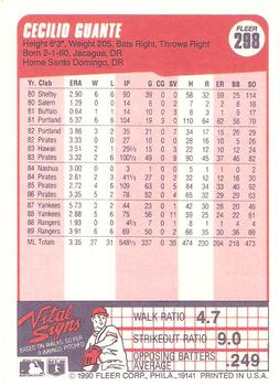 Cecilio Guante  baseball card collectible - Main Image 2