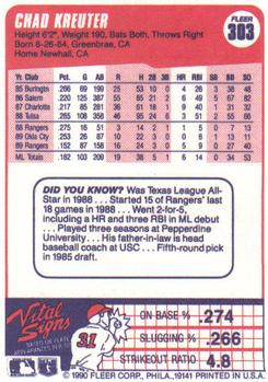 Chad Kreuter  baseball card collectible - Main Image 2