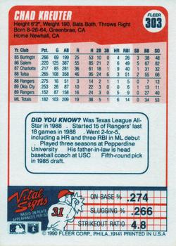 Chad Kreuter  baseball card collectible - Main Image 2