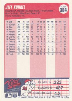 Jeff Kunkel  baseball card collectible - Main Image 2