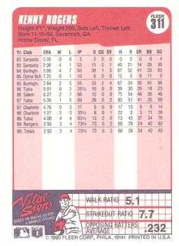 Kenny Rogers  baseball card collectible - Main Image 2