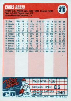 Chris Bosio  baseball card collectible - Main Image 2