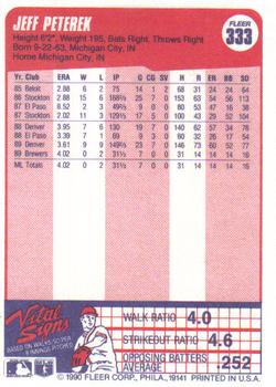 Jeff Peterek  baseball card collectible - Main Image 2