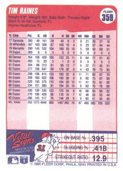 Tim Raines  baseball card collectible - Main Image 2