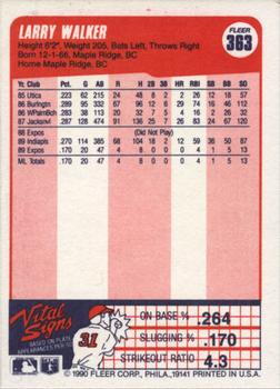 Larry Walker  baseball card collectible - Main Image 2