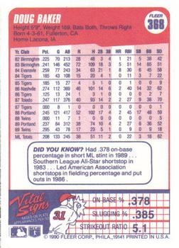 Doug Baker  baseball card collectible - Main Image 2