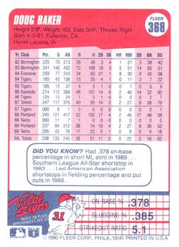 Doug Baker  baseball card collectible - Main Image 2