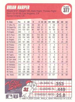 Brian Harper  baseball card collectible - Main Image 2