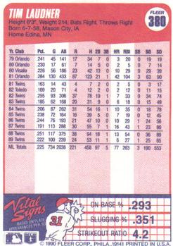 Tim Laudner  baseball card collectible - Main Image 2