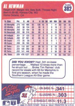 Al Newman  baseball card collectible - Main Image 2