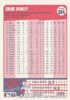 Shane Rawley  baseball card collectible - Main Image 2