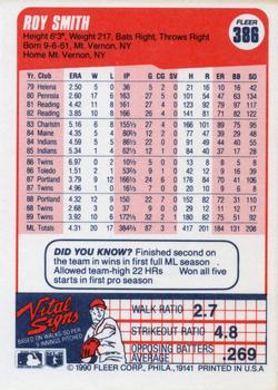 Roy Smith  baseball card collectible - Main Image 2