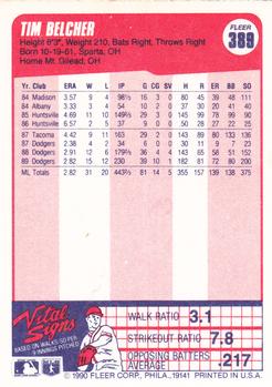 Tim Belcher  baseball card collectible - Main Image 2