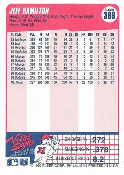 Jeff Hamilton  baseball card collectible - Main Image 2