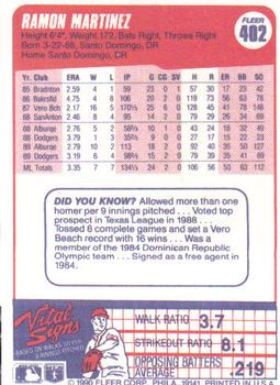 Ramon Martinez  baseball card collectible - Main Image 2