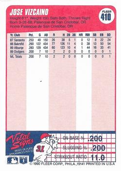 Jose Vizcaino  baseball card collectible - Main Image 2