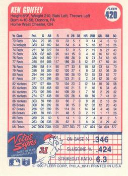 Ken Griffey  baseball card collectible - Main Image 2