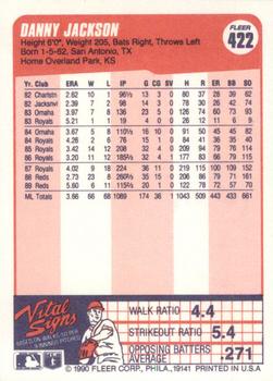 Danny Jackson  baseball card collectible - Main Image 2