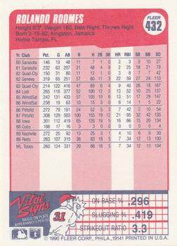 Rolando Roomes  baseball card collectible - Main Image 2