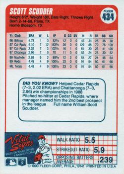 Scott Scudder  baseball card collectible - Main Image 2