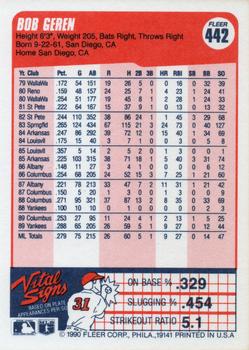 Bob Geren  baseball card collectible - Main Image 2