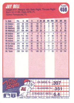 Jay Bell  baseball card collectible - Main Image 2