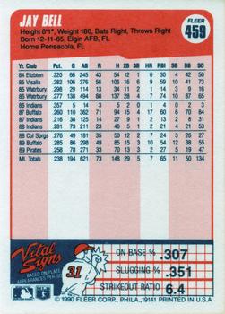 Jay Bell  baseball card collectible - Main Image 2