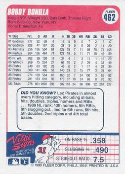 Bobby Bonilla  baseball card collectible - Main Image 2