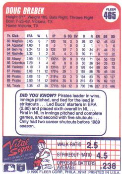 Doug Drabek  baseball card collectible - Main Image 2